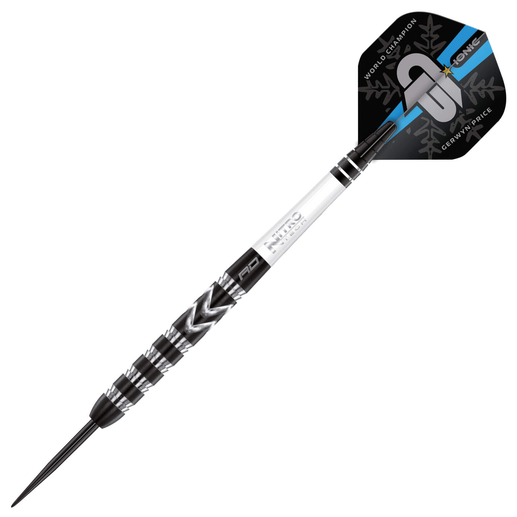 Red Dragon Gerwyn Price Iceman WC 24g Tungsten Darts Set with Flights and Stems 2/5