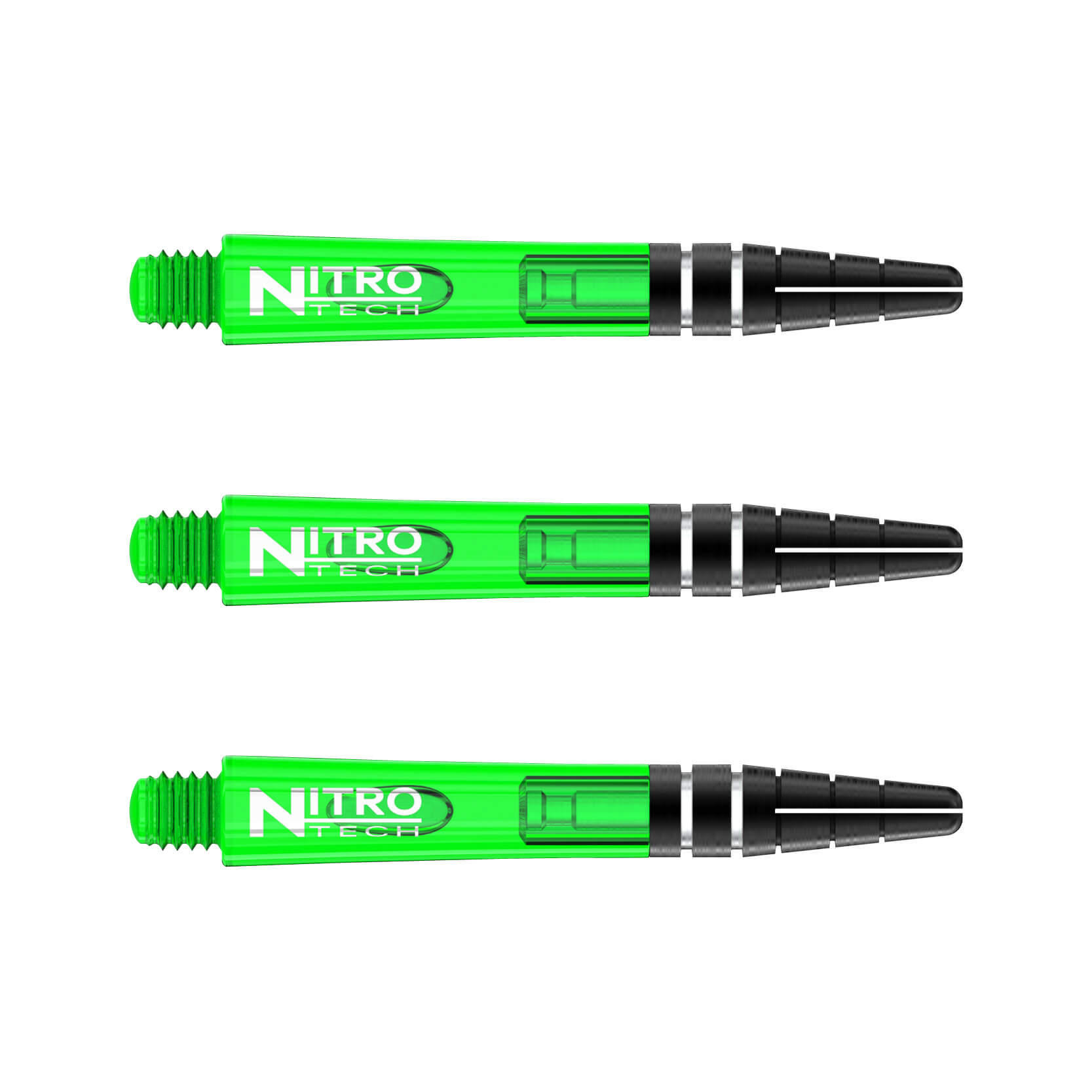 Red Dragon Nitrotech Short Stems - Green - 3 sets per pack 2/5