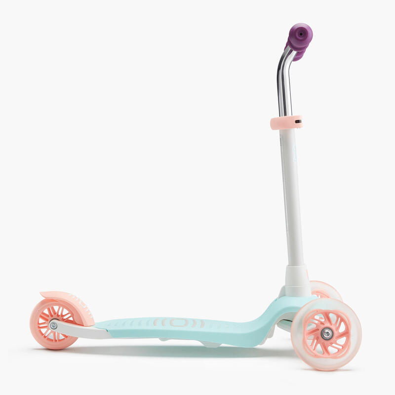 Segunda vida - Patinete Scooter Niños B1 500 Blanco Menta - EXCELENTE