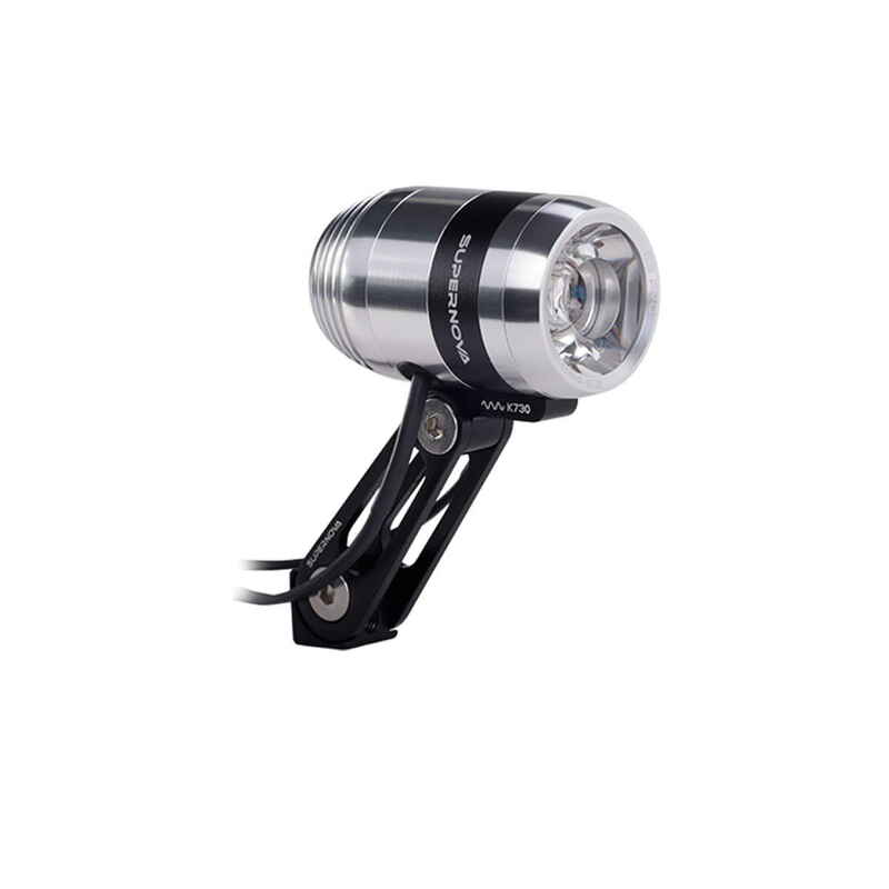 Dynamoscheinwerfer E3 PRO 2 - Silber Poliert