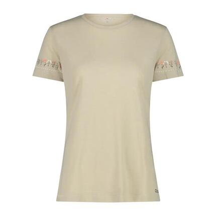 Rundhals T-Shirt aus Merinowolle für Damen CMP