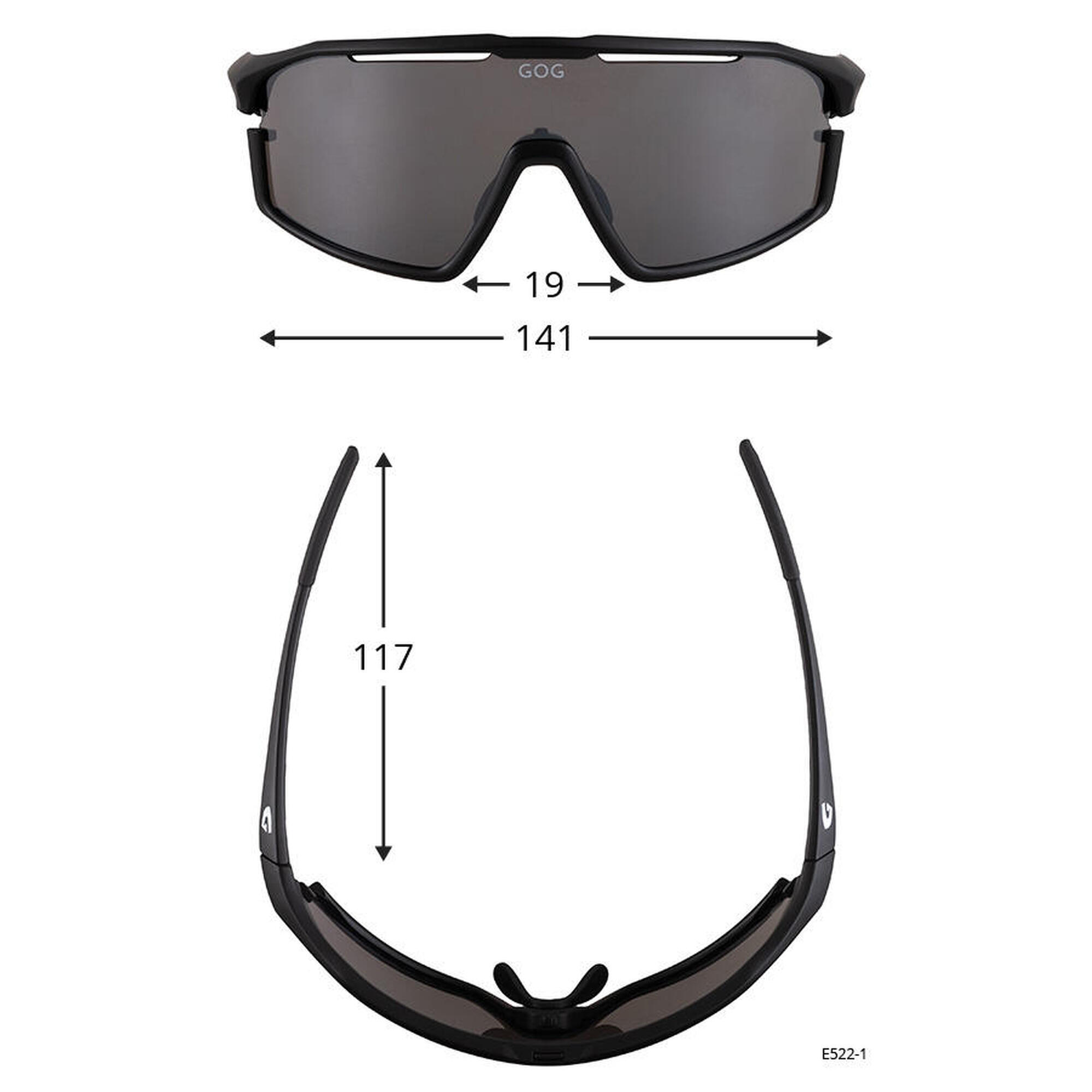 Okulary przeciwsłoneczne GOG Bragi - matt black