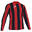 T-shirt manga comprida futebol Rapaz Joma Inter vermelho preto