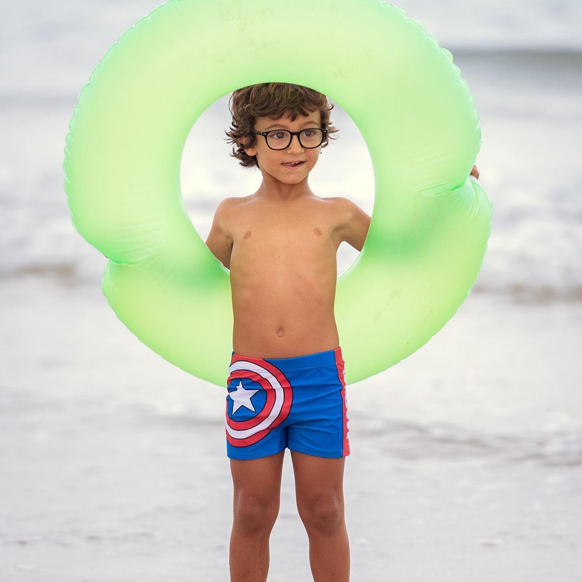 Costume da Bagno Boxer per Bambini The Avengers Azzurro 6/6