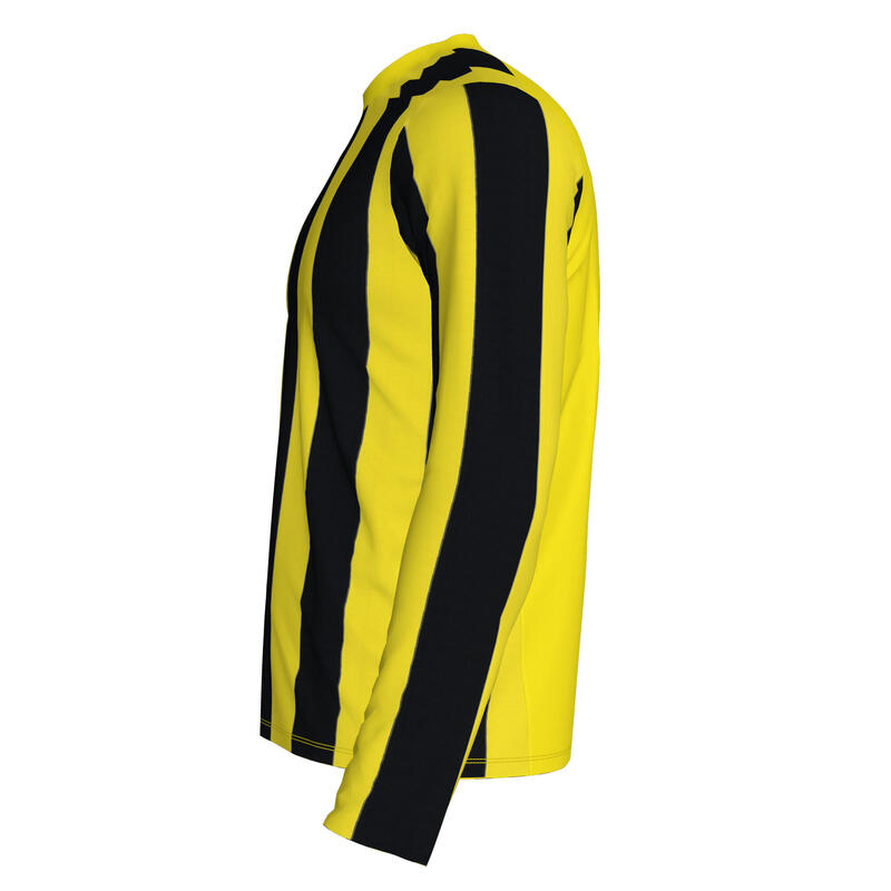 T-shirt manga comprida futebol Homem Joma Inter amarelo preto