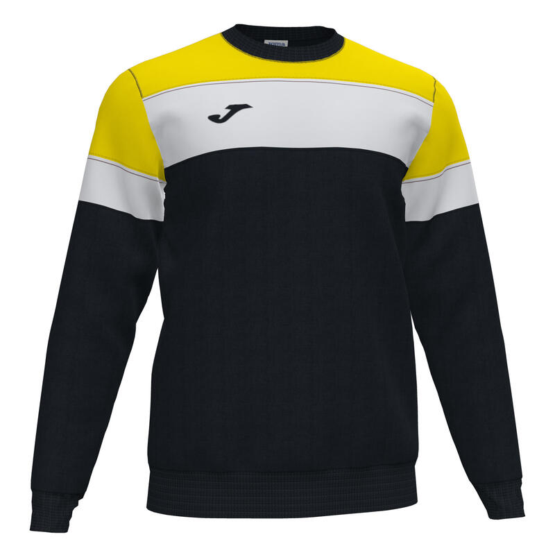 Sweat-shirt Garçon Joma Crew iv noir jaune blanc