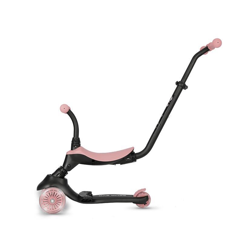 Trottinette Qplay Sema Evo 3-en-1 Rose Corail 4/6