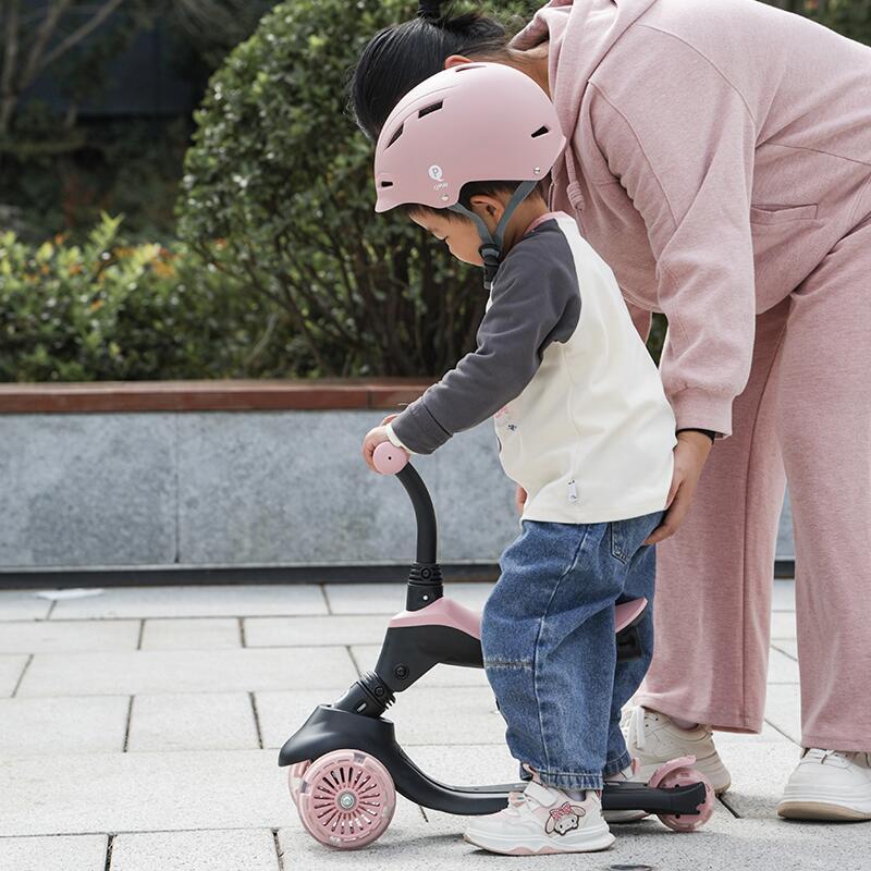 Trottinette Qplay Sema Evo 3-en-1 Rose Corail 6/6