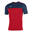 Maillot manches courtes football Homme Joma Winner rouge bleu marine