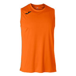 Camiseta Sin Mangas Baloncesto Hombre Joma Combi Basket Naranja