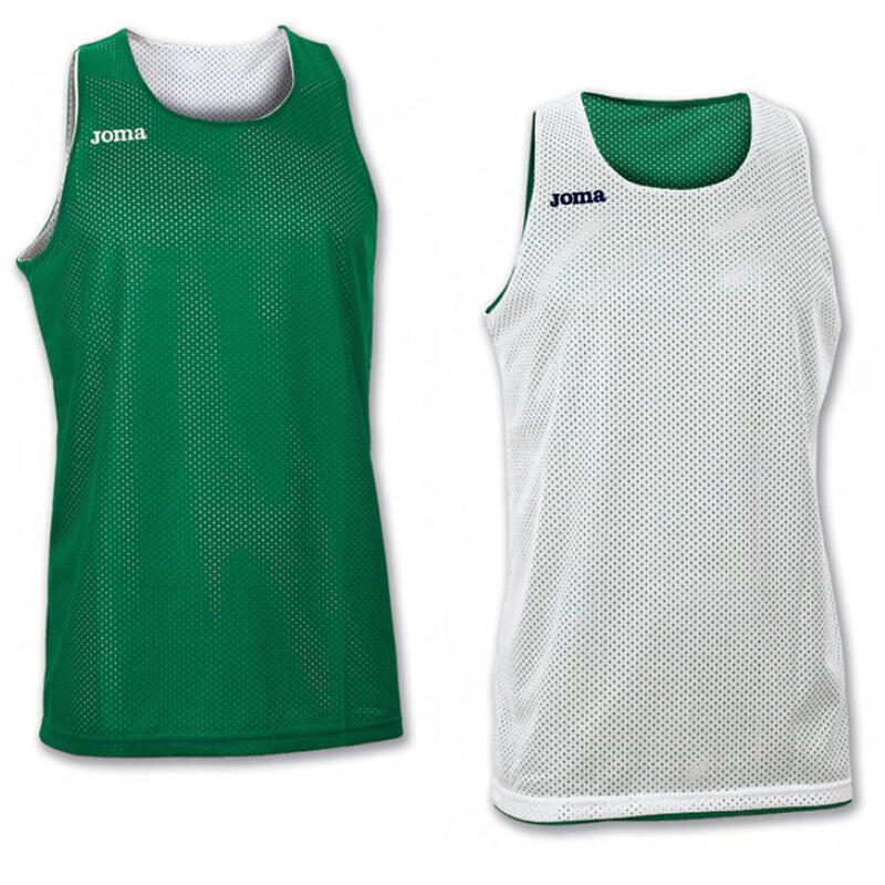 Débardeur Sans Manches Basket-Ball Adulte Joma Aro Reversible Vert