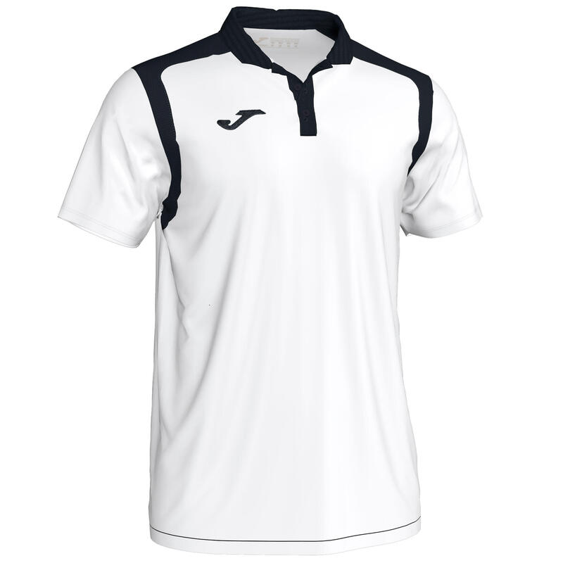 Polo manches courtes Homme Joma Championship v blanc noir