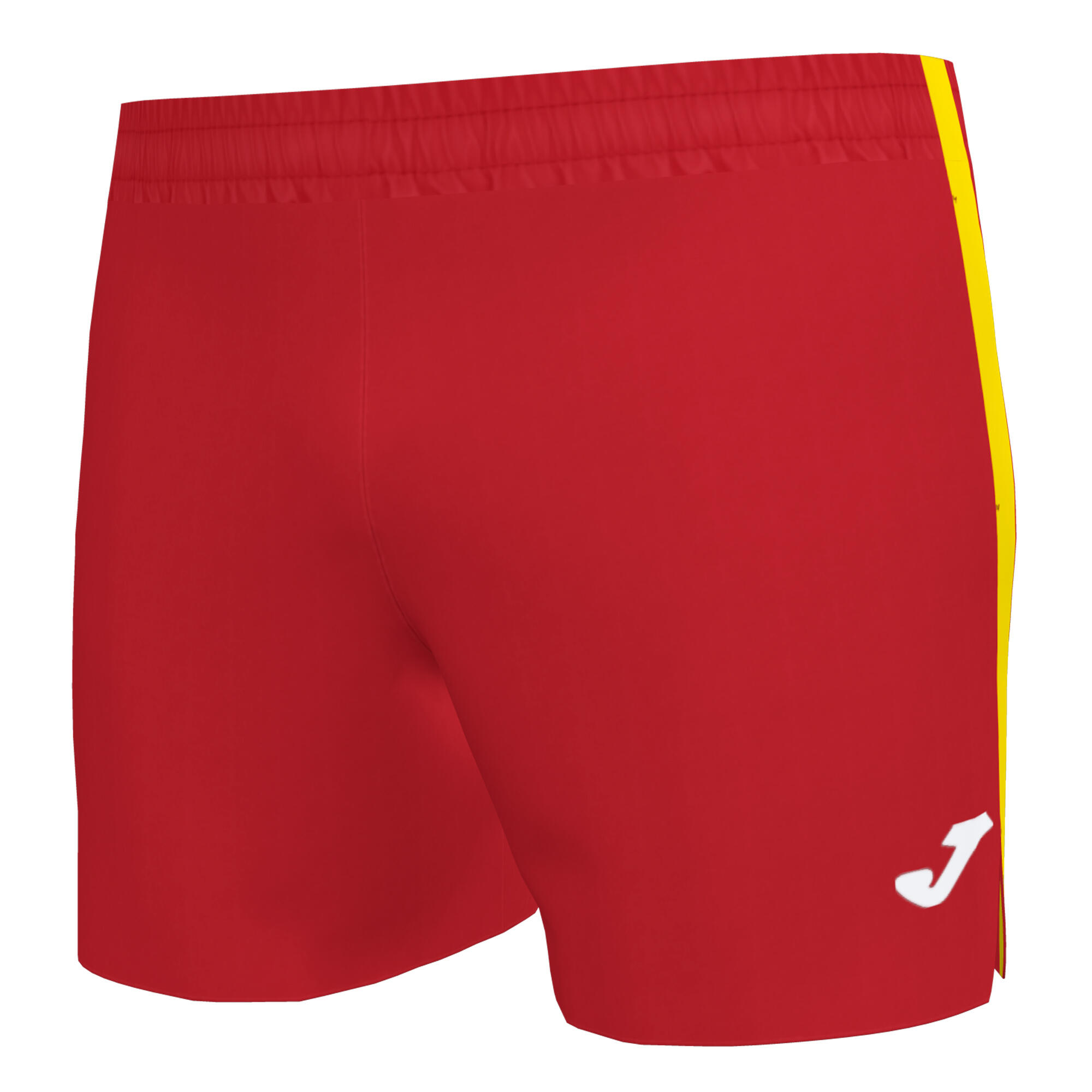 Joma - Short Running Homme Joma Elite Vii Rouge - Cuissard De Running - Jaune|rouge - 40 M - Decathlon