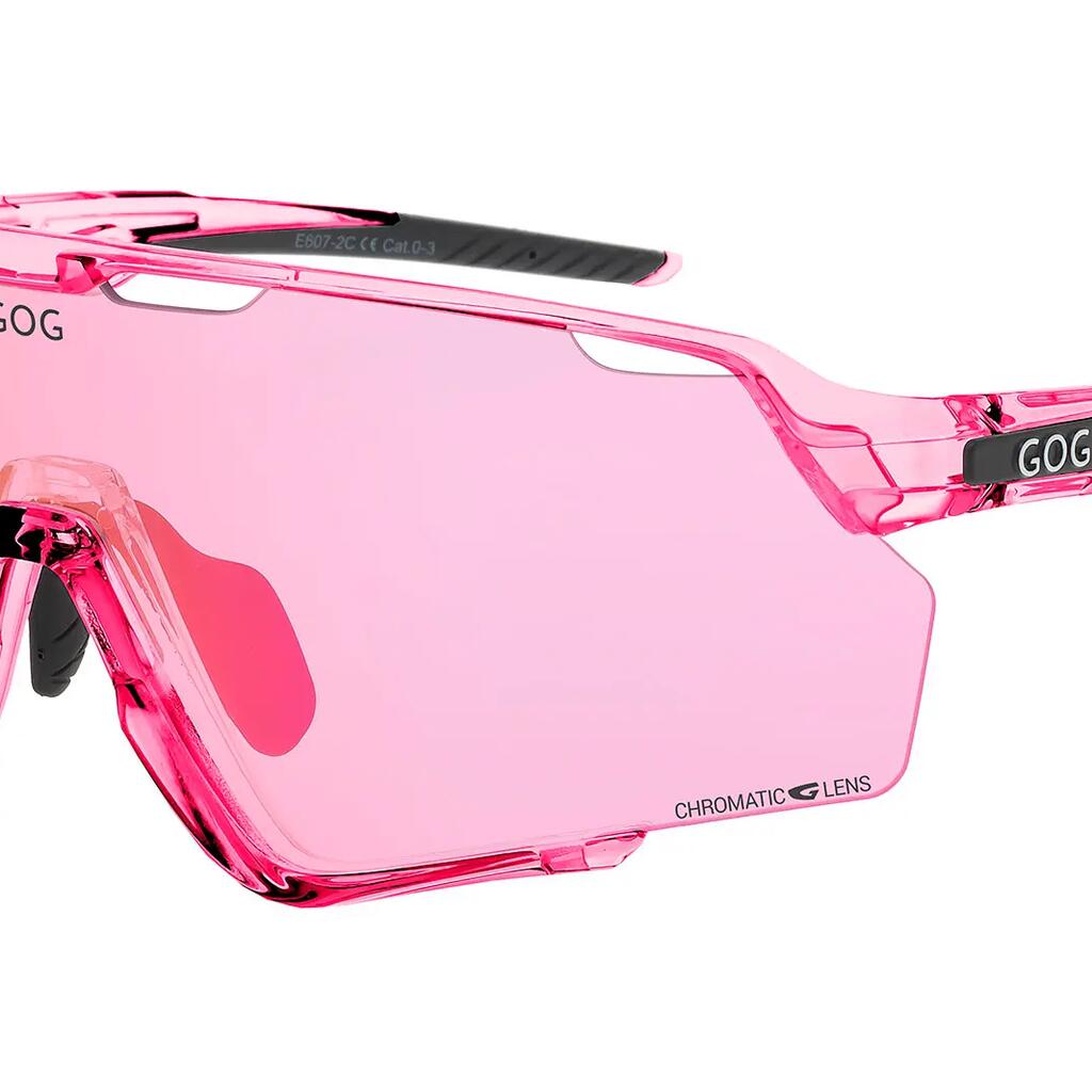 Okulary fotochromowe GOG Prometheus - photochromic pink/blk/ref pink