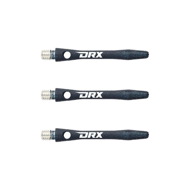 Red Dragon DRX Coated Aluminium Short Black Dart Shafts - 2 sets per pack 2/4