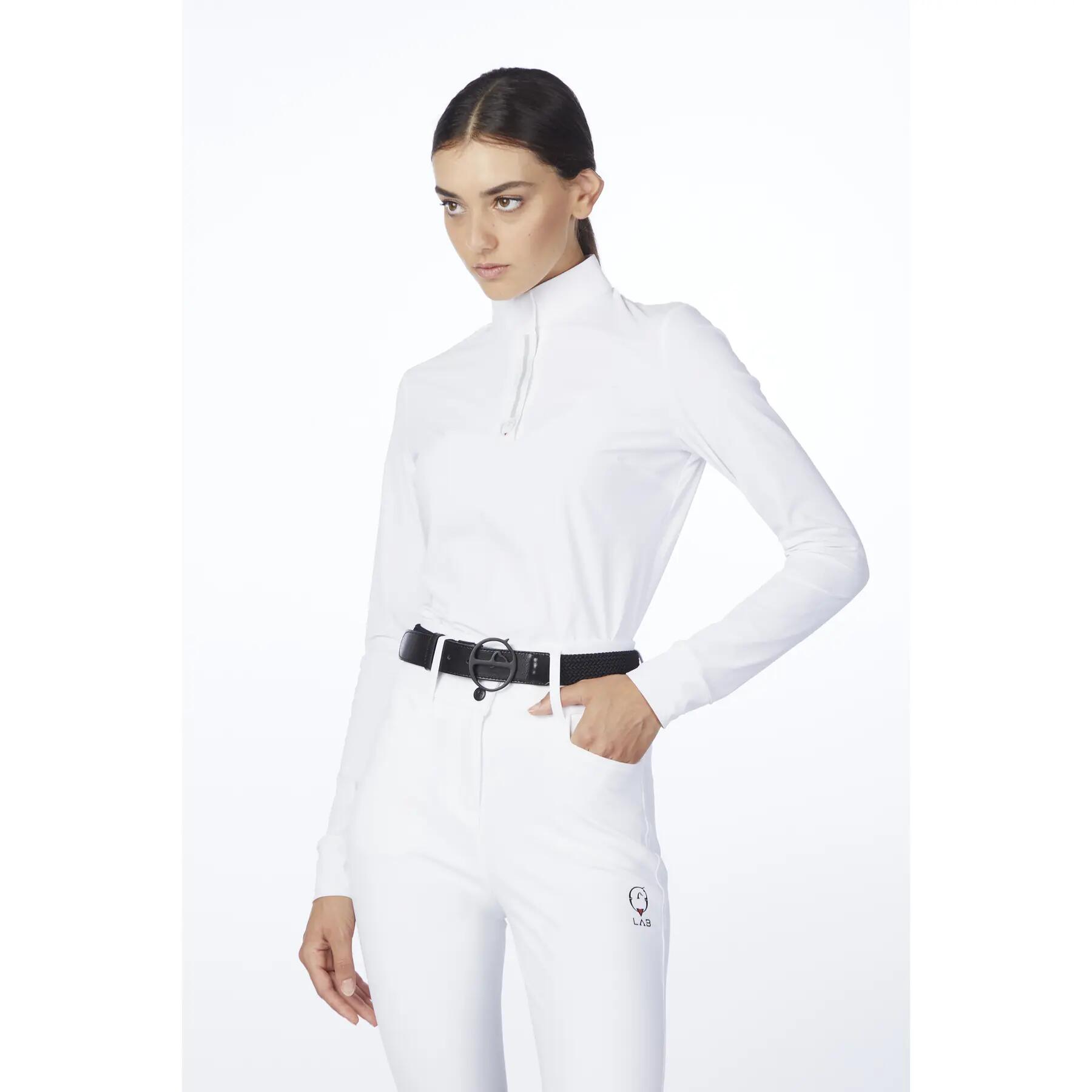 Camicia da concorso equestre a maniche lunghe da donna Vestrum Markab 3/5