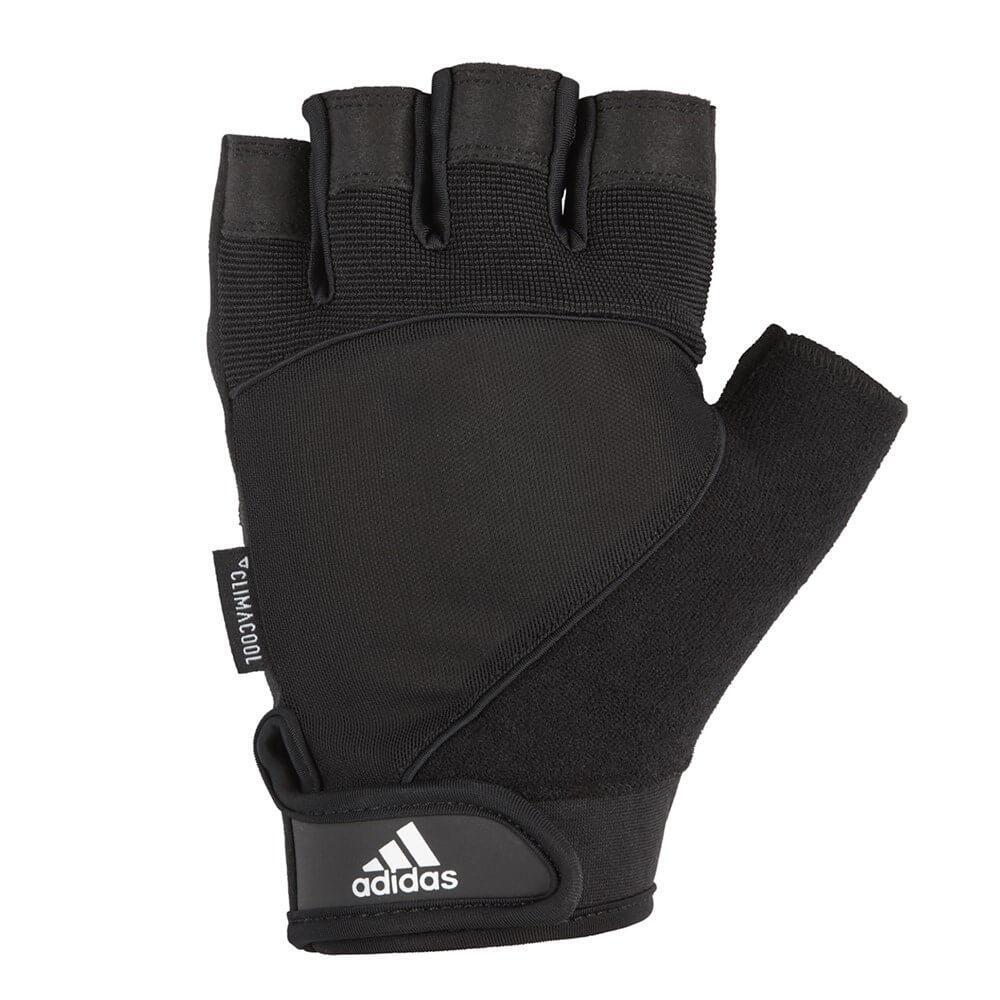 Adidas Short Finger Performance Training Gloves, Black 1/4