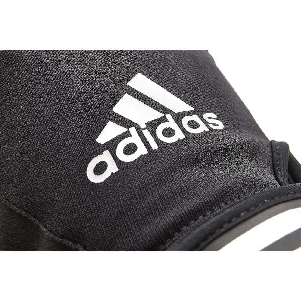 Adidas Half Finger Weight Lifting Gym Gloves, Black/White 3/5