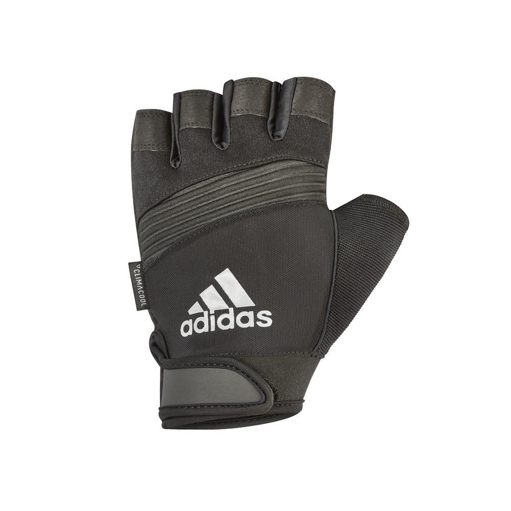 Adidas Half Finger Performance Training Gloves, Black/White 1/5