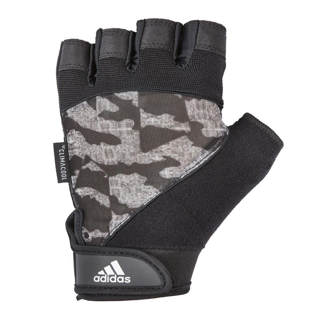 Adidas Half Finger Performance Training Gloves, Grey 1/5