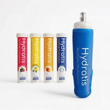 Pack Isotonique Électrolytes - Mix 4 Saveurs & Flasque 500ml incluse