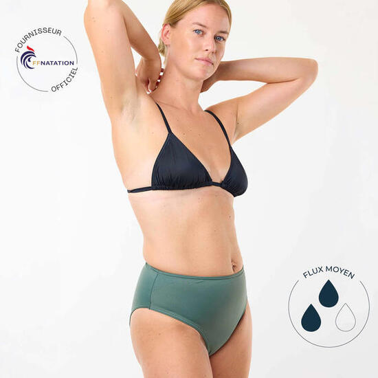 Culotte de Bain Menstruel Océanides pour Femme - Flux Moyen