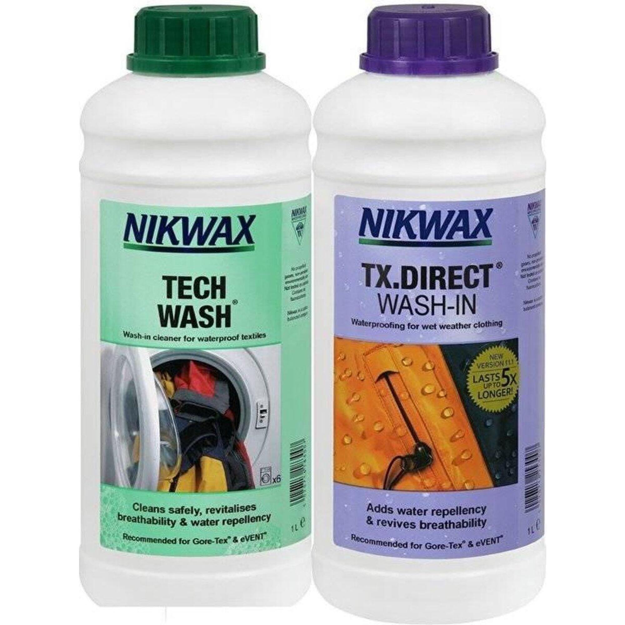 Zestaw do piel gnacji odzie y outdoor Nikwax Tech Wash i TX Direct