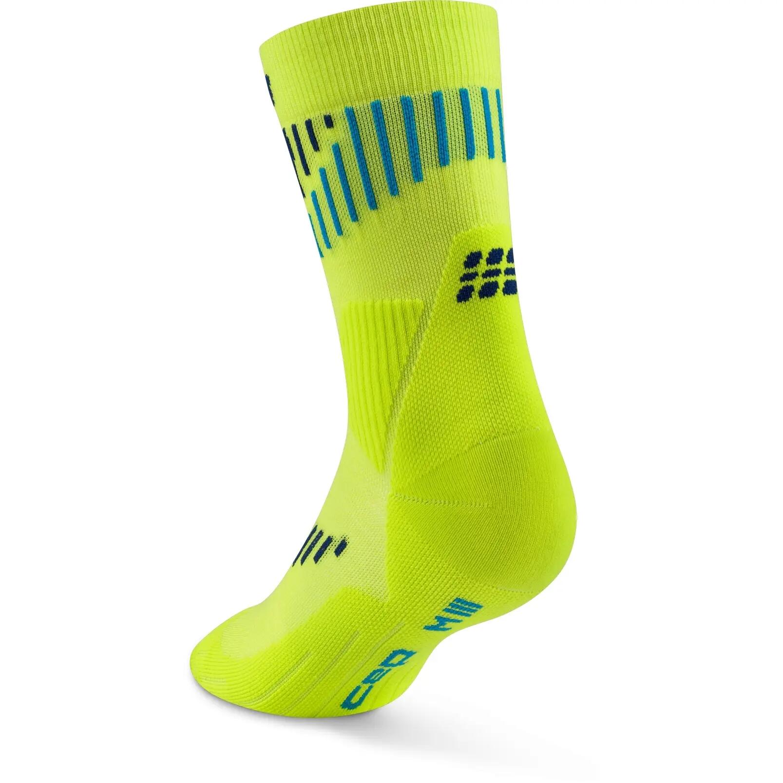 Women's compression socks CEP Compression Core Merino 3.0 Mid Cut 3/5