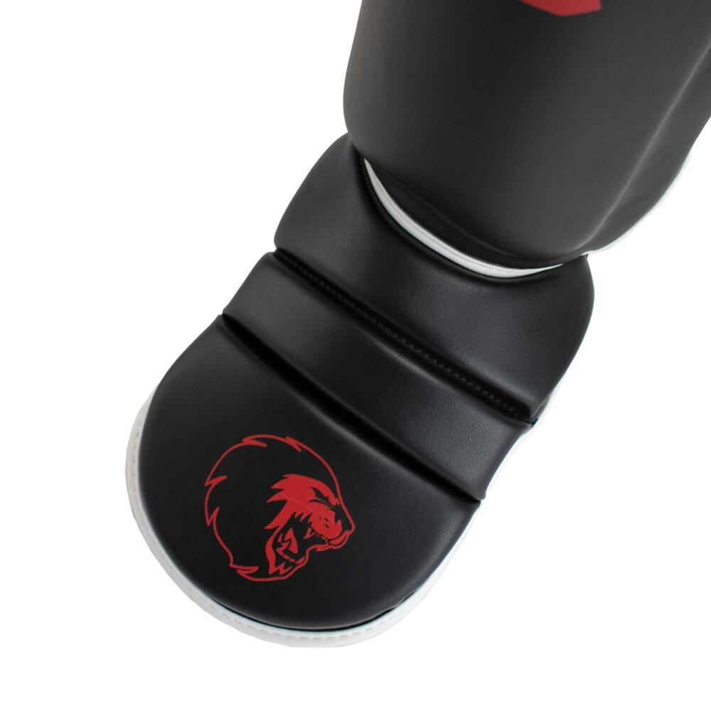 Protège-tibias « Protector » XL Noir-rouge Unisexe 5/5