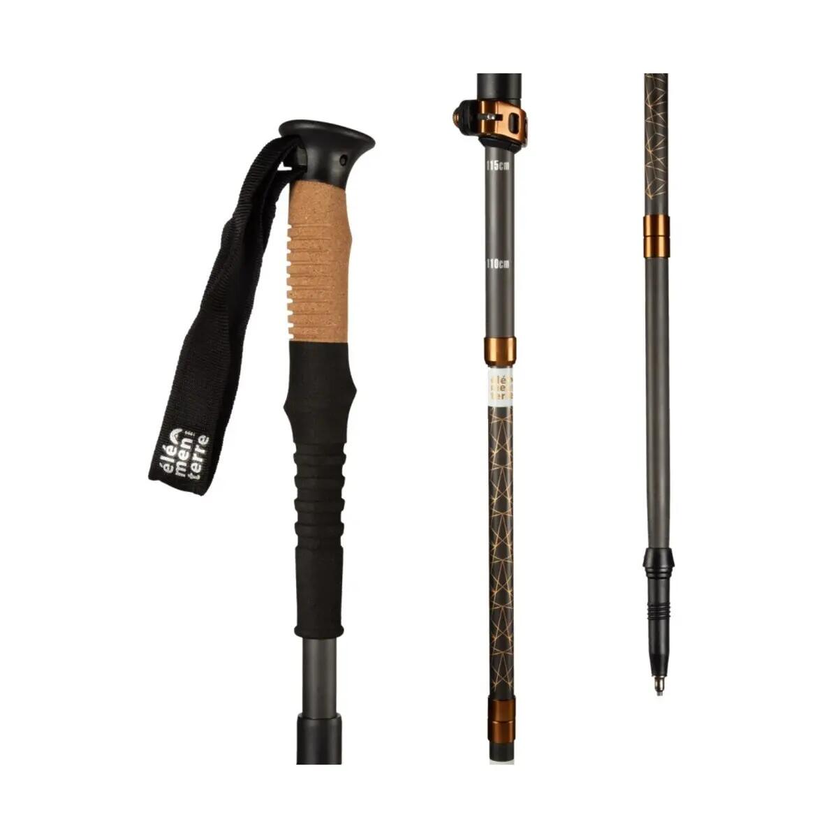 Yanburu bâton de randonnée pliable carbone