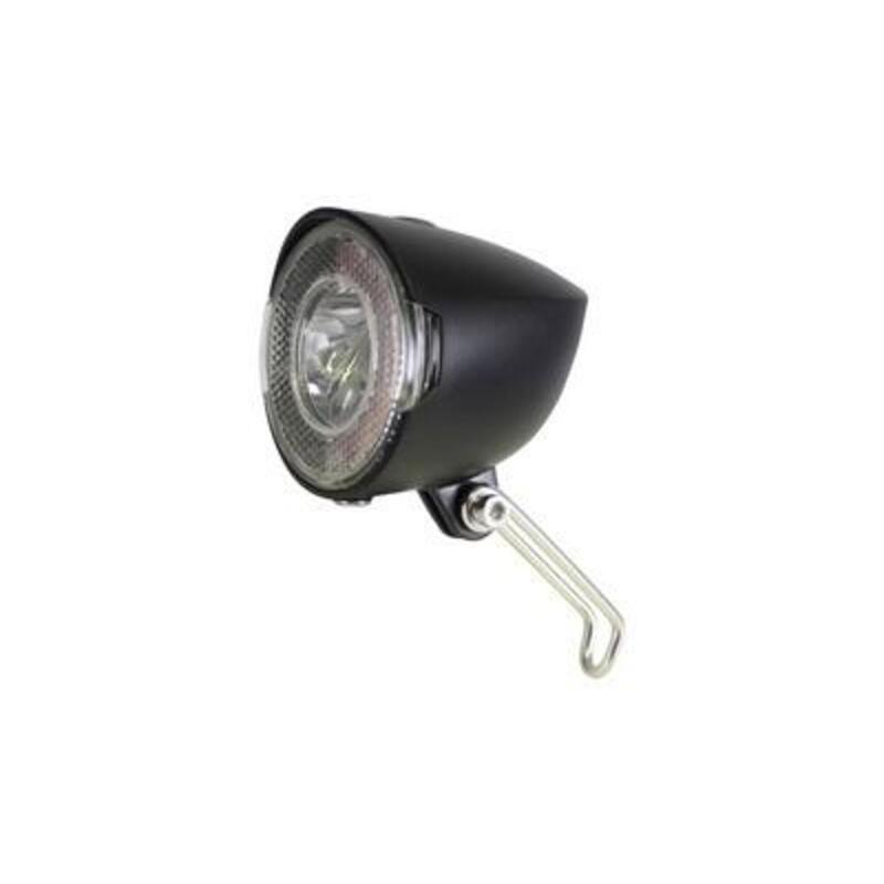 Phare LED 35 Lux sur batterie noir de haute qualité