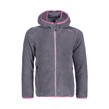 CMP Mädchen Fleecejacke Girl Jacket Fix Hood 38P1455