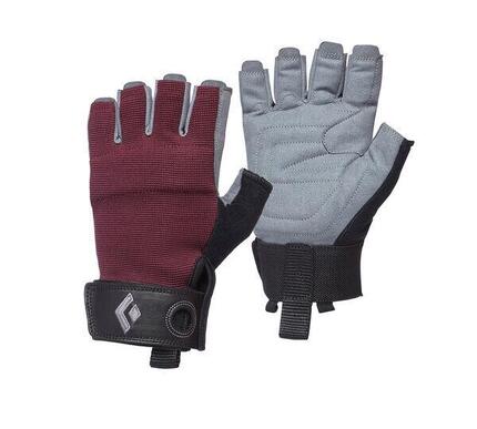 BLACK DIAMOND Rękawiczki damskie CRAG HALF-FINGER GLOVES-L-Bordowy