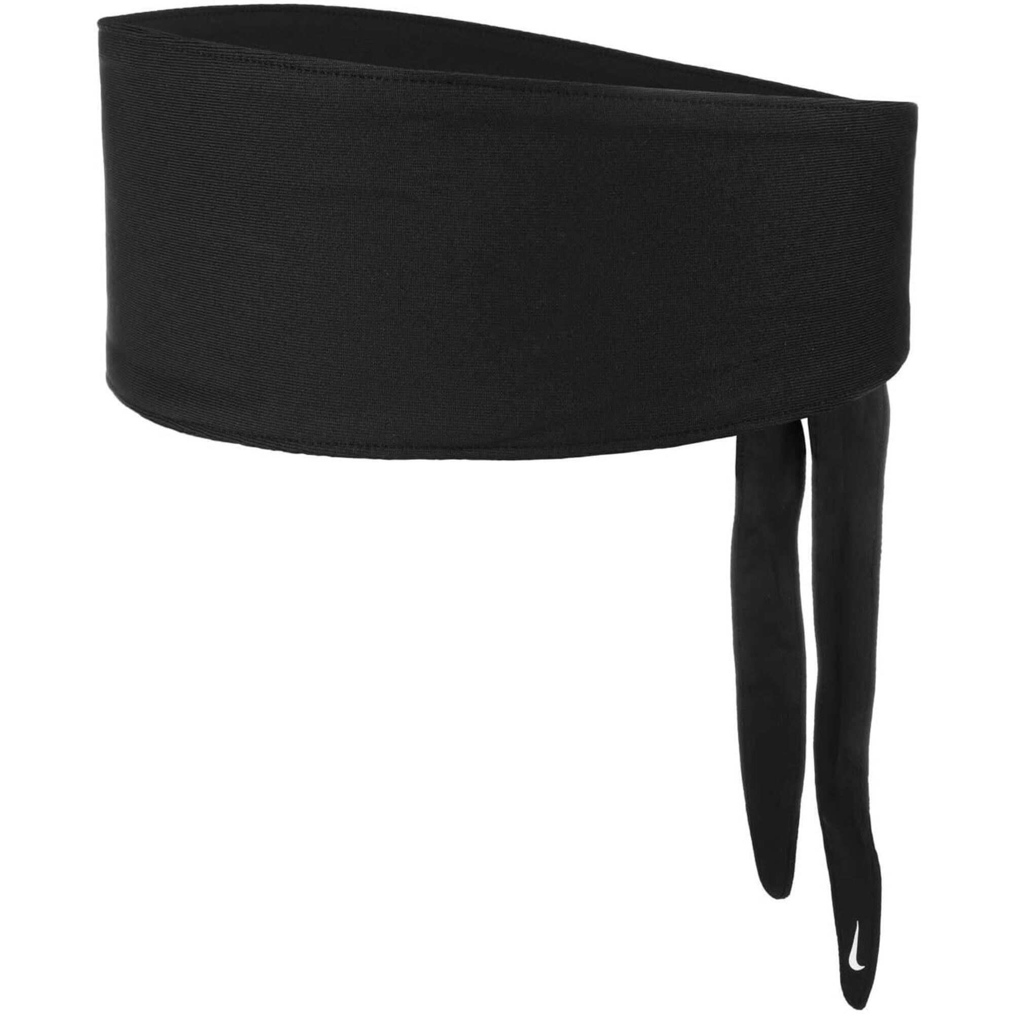 NIKE HEADBAND BANDANA TIE BLACK 2/5