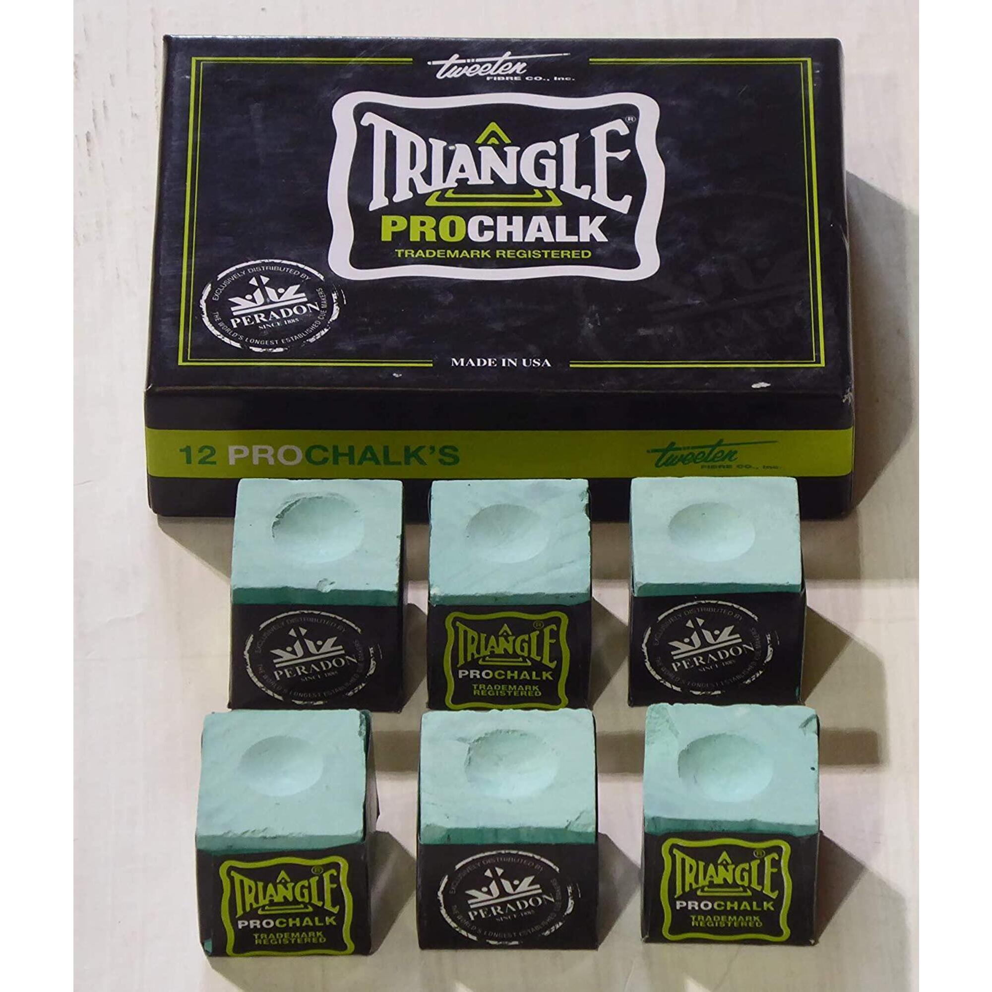 TRIANGLE TRIANGLE PRO CHALK FOR THE SERIOUS PLAYER 6 PIECES