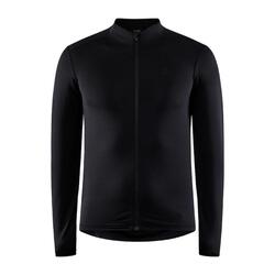 Fietsshirt - Craft Adv Essence Jersey lange mouw - S - Heren - Zwart - Fietsshir