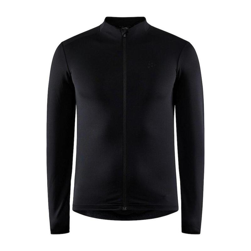 Fietsshirt - Craft Adv Essence Jersey lange mouw - M - Heren - Zwart - Fietsshir