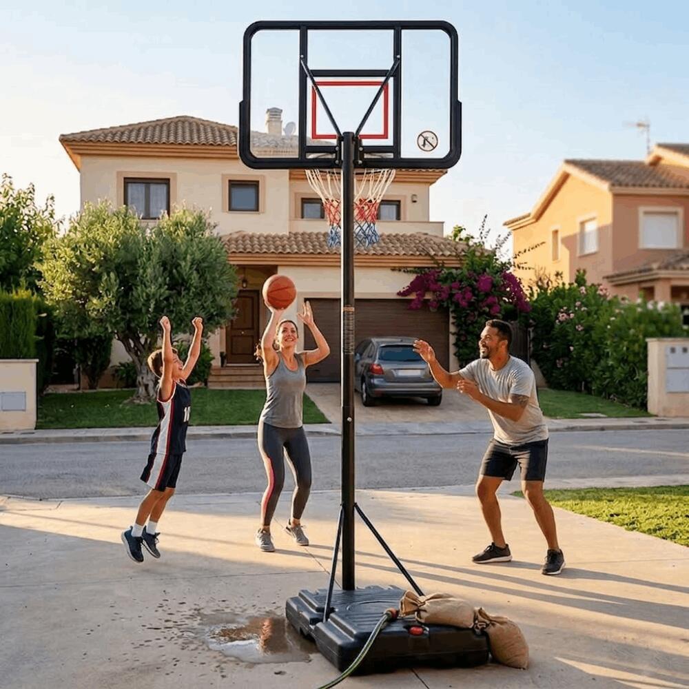 Devessport Panier de basket réglable en hauteur 190 – 305 cm 4/7