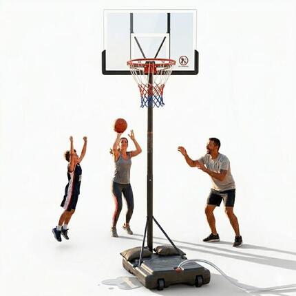 Devessport Panier de basket réglable en hauteur 190 – 305 cm