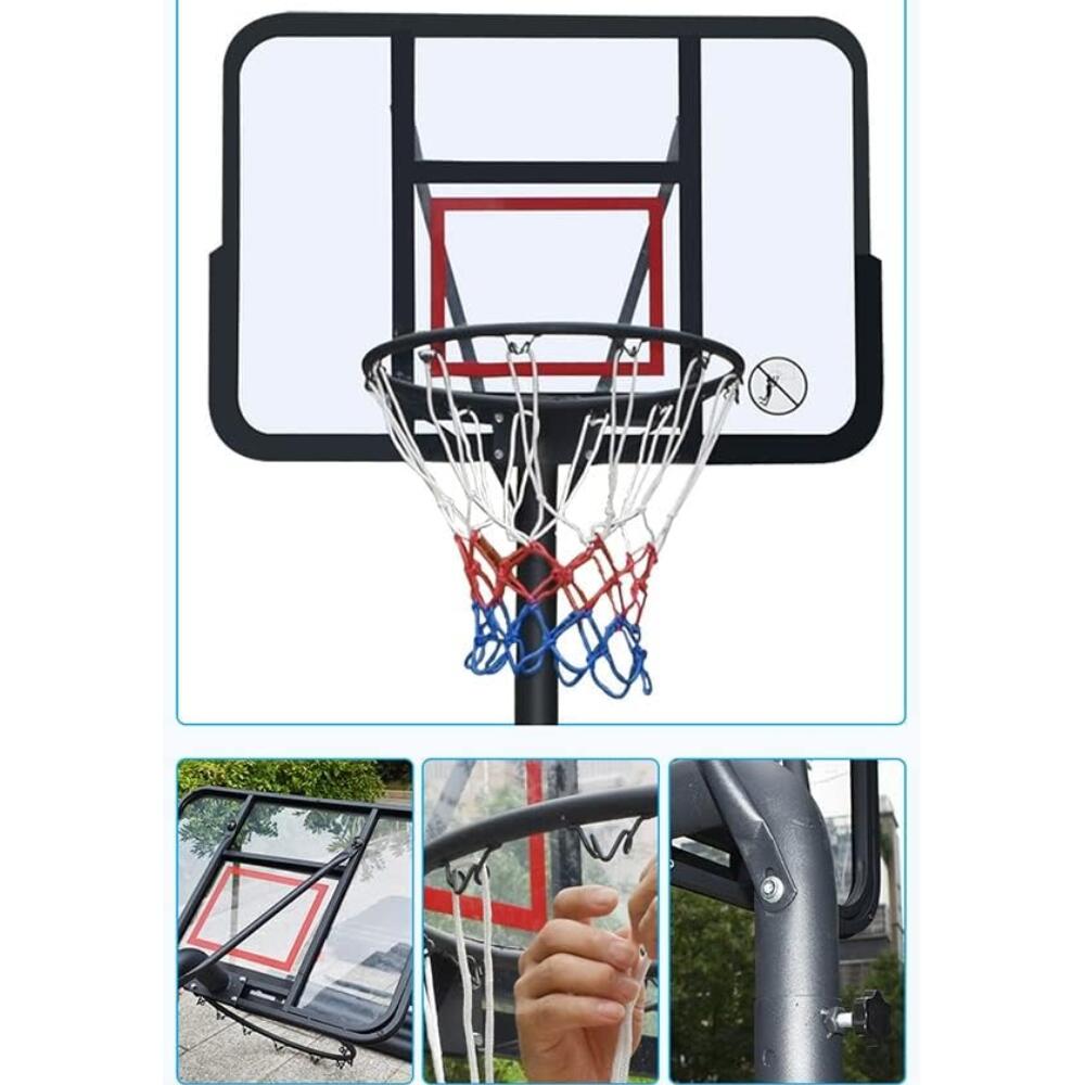 Devessport Panier de basket réglable en hauteur 190 – 305 cm 6/7