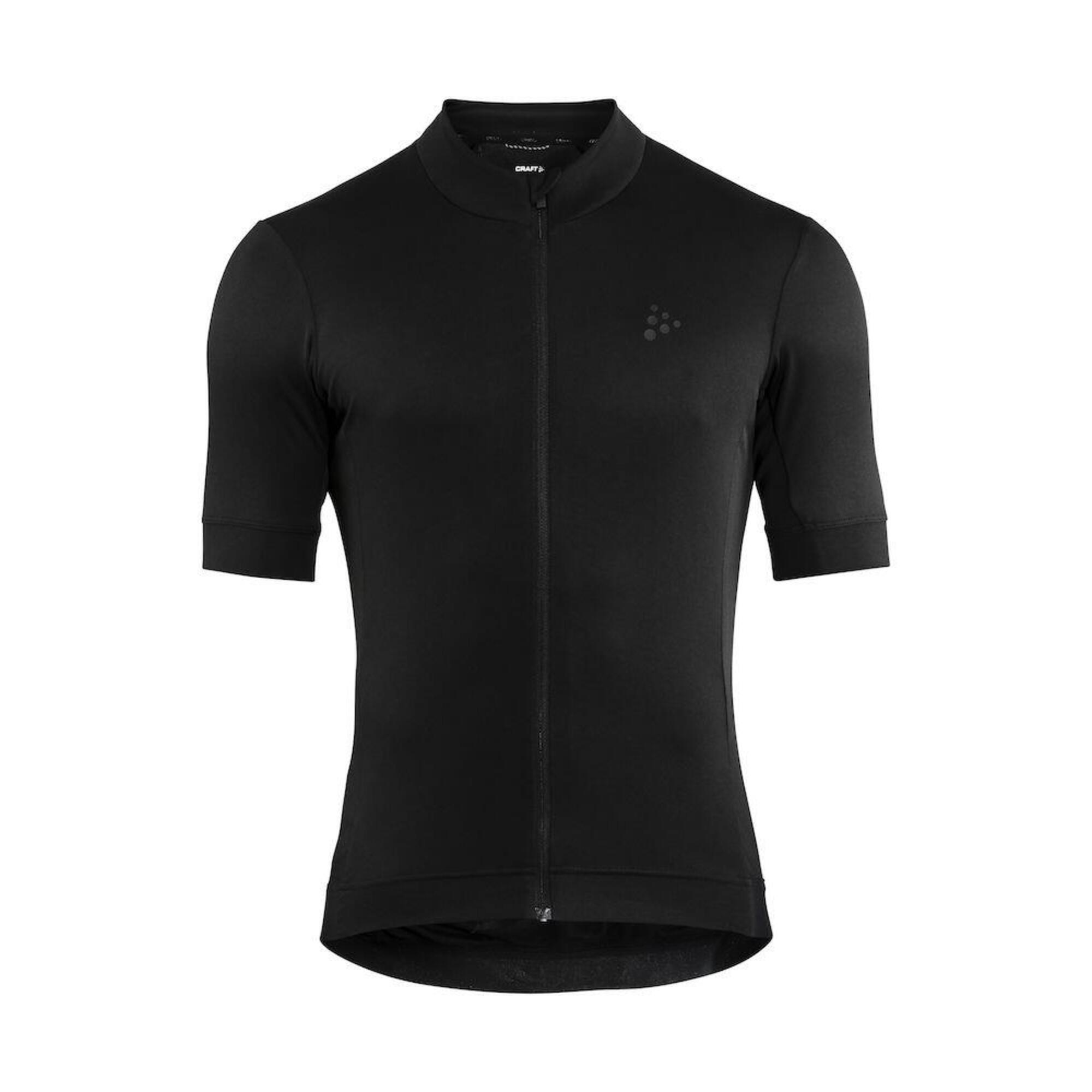 CRAFT Mens Cycle Essence Short Sleeve Bike Jersey Black