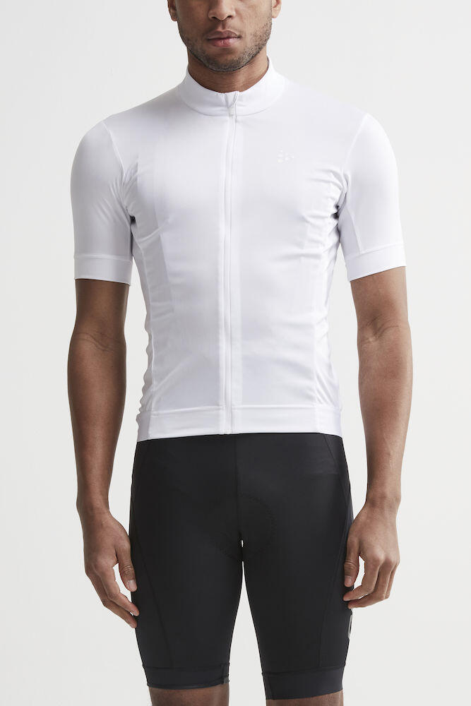 Mens Cycle Essence Short Sleeve Bike Jersey White 2/3