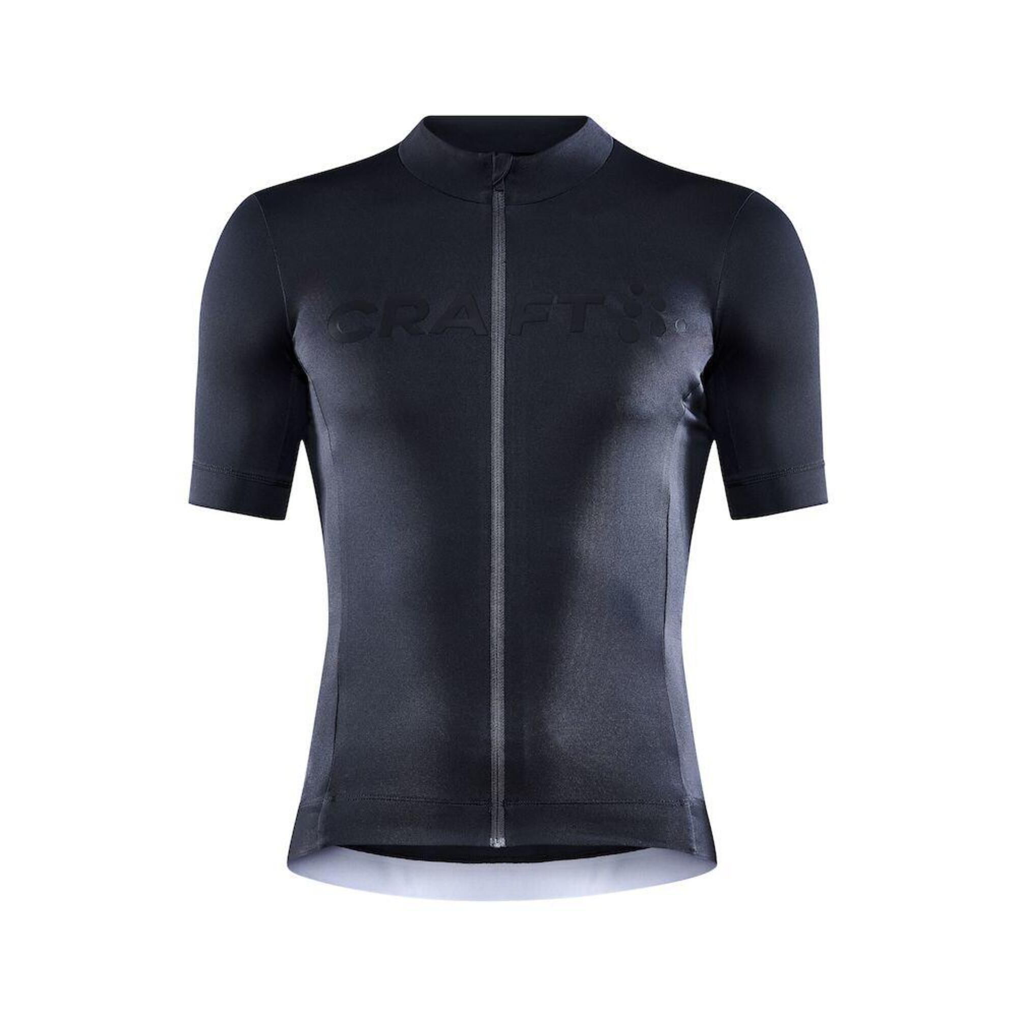 CRAFT Mens Cycle Essence Short Sleeve Bike Jersey Asphalt/Black