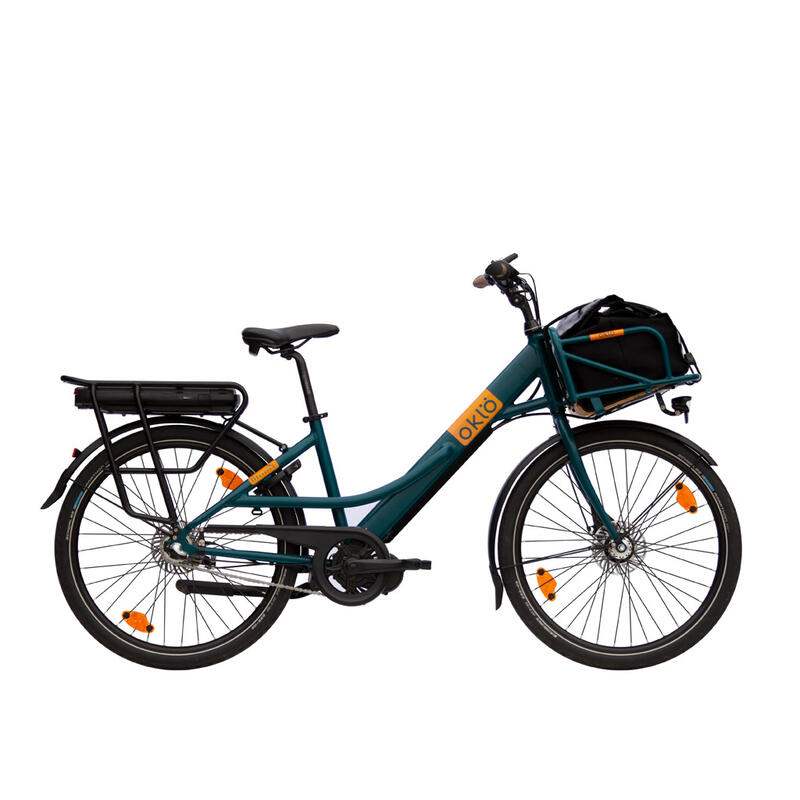 Missive : vélo porteur électrique, 3 vitesses + sacoche avant