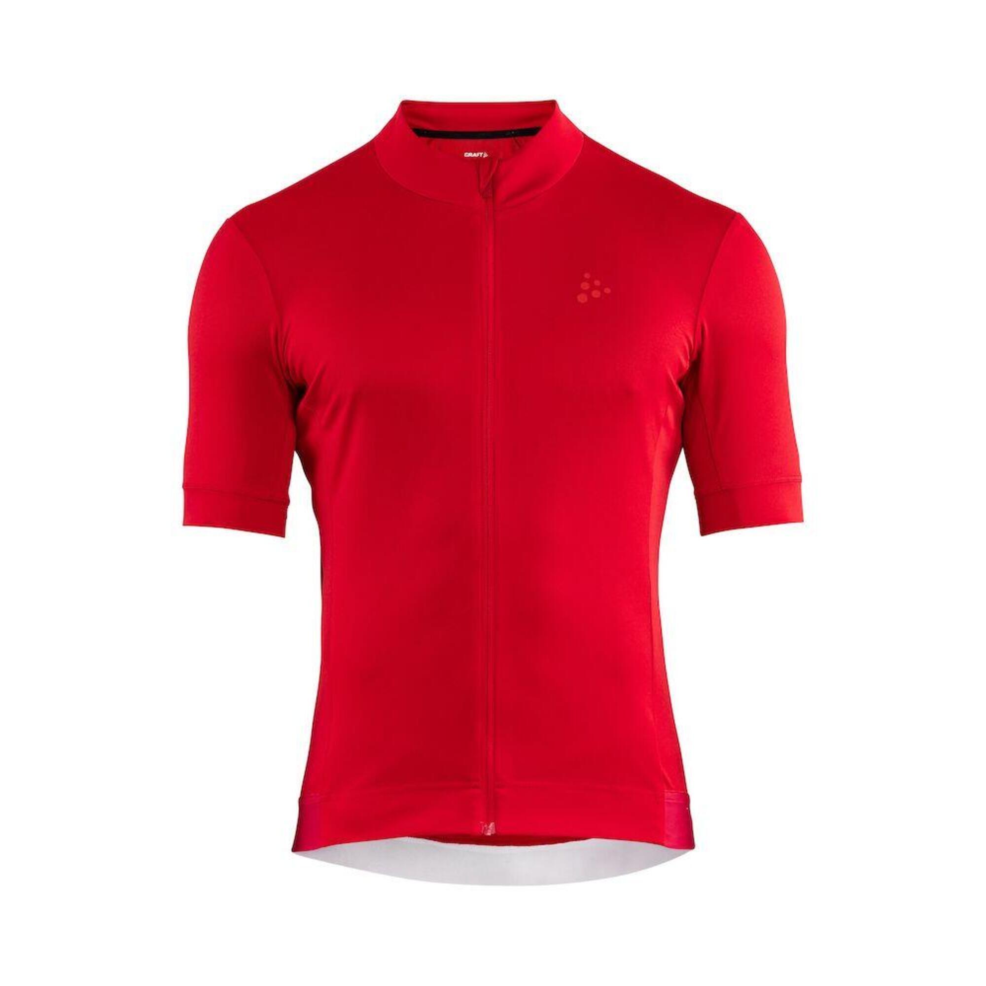Womens Cycle Essence Short Sleeve Jersey Bright Red 1/3