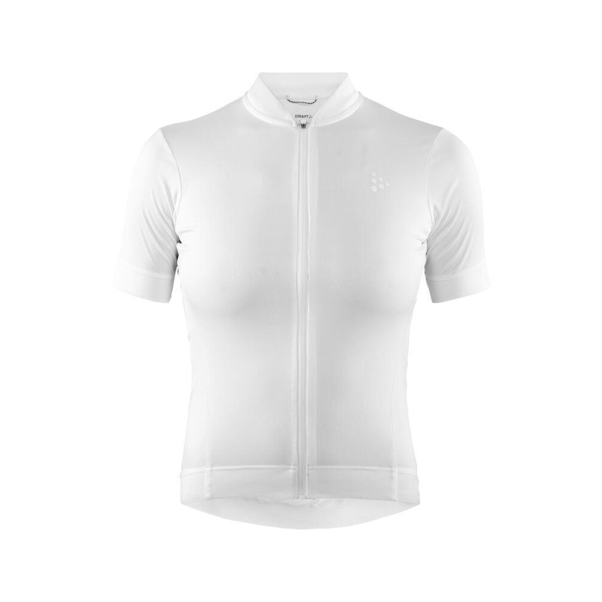 Womens Cycle Essence Short Sleeve Jersey White 1/3