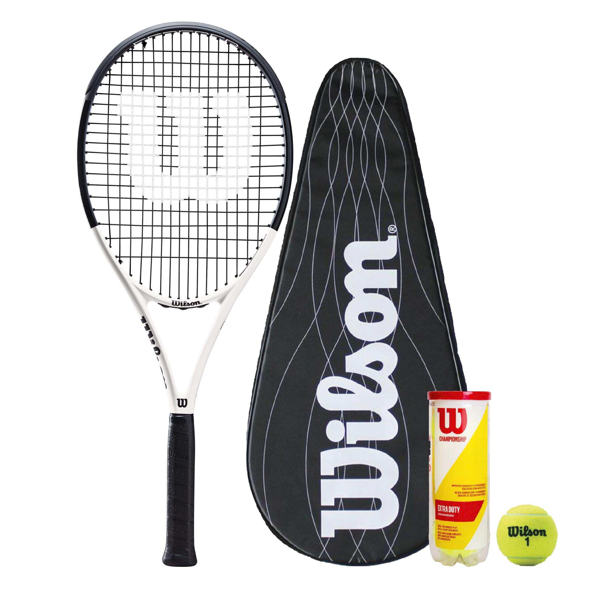 WILSON Wilson Federer Tour XP Tennis Racket, Performance Cover & 3 Champ Tennis Balls