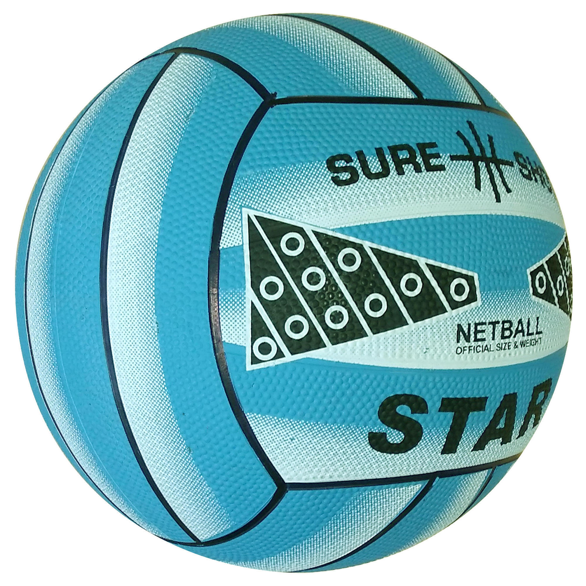 Sure Shot Star Netball size 4 in Blue 2/5