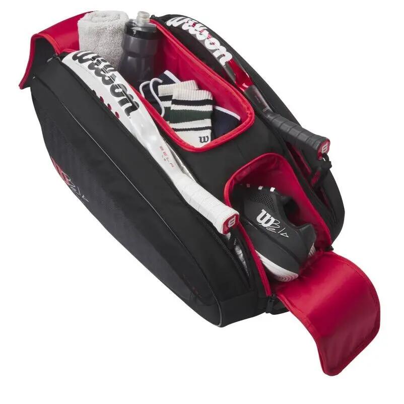 Paletero Wilson Bela Super Tour Padel Negro Wr8910801 4/7