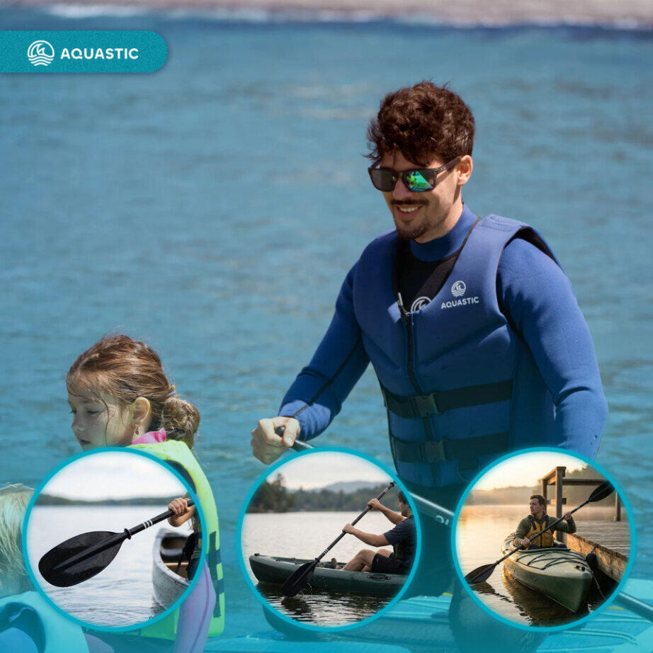 AQUASTIC 3-teiliges Kajakpaddel 5/7